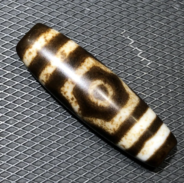 כוח קסם tibetan ישן אגט טוטם dzi חרוז 38 מ 