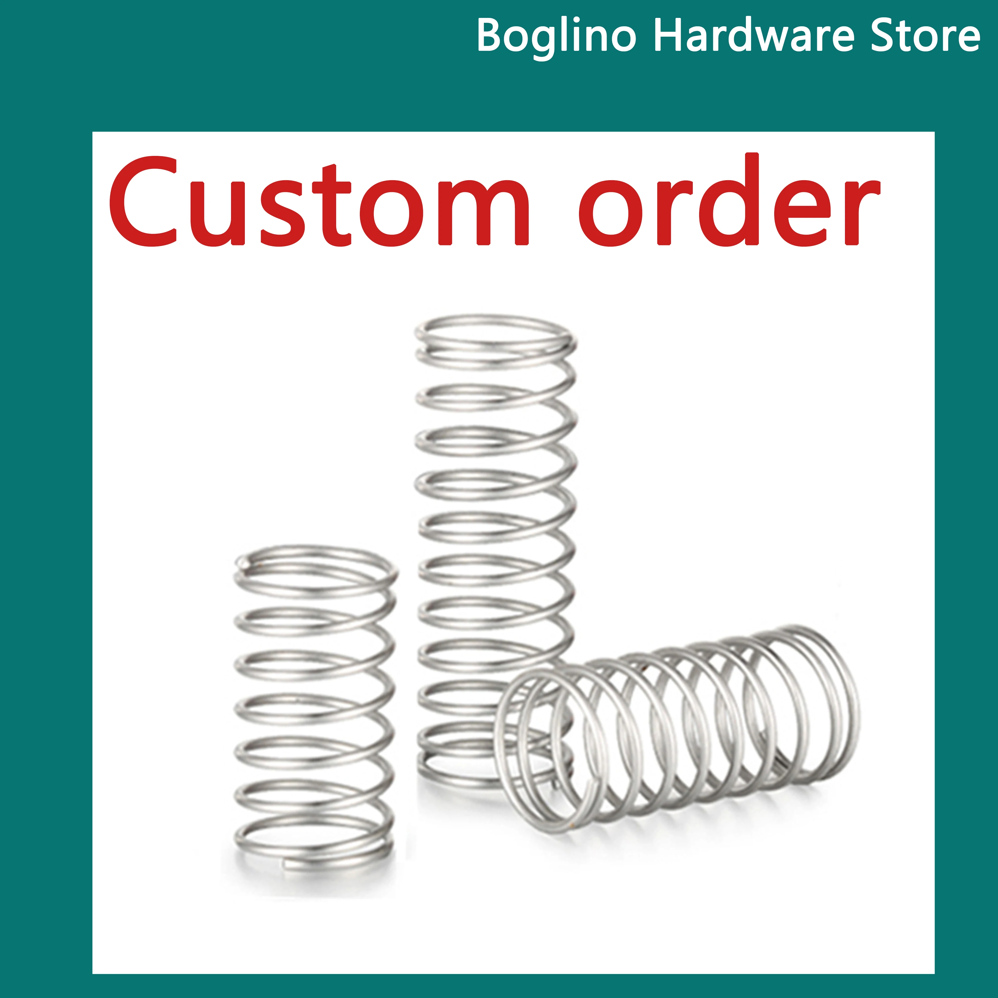 Customized spring|Please Do Not Take Private Shots of Compression Spring 0.5*2.5*250   10pcs
