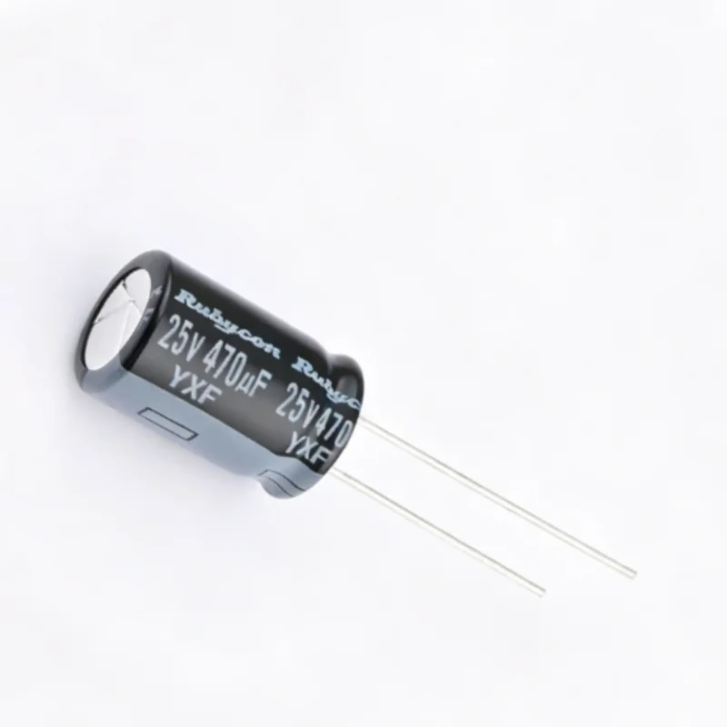 10 SZT. YXF 10V 16V 25V 35V 50V 63V 100V 10UF 22UF 47UF 100UF 220UF 470UF 680UF 1000UF Kondensator Elektrolityczny Rubycon NOWY — zdjęcie produktu 6