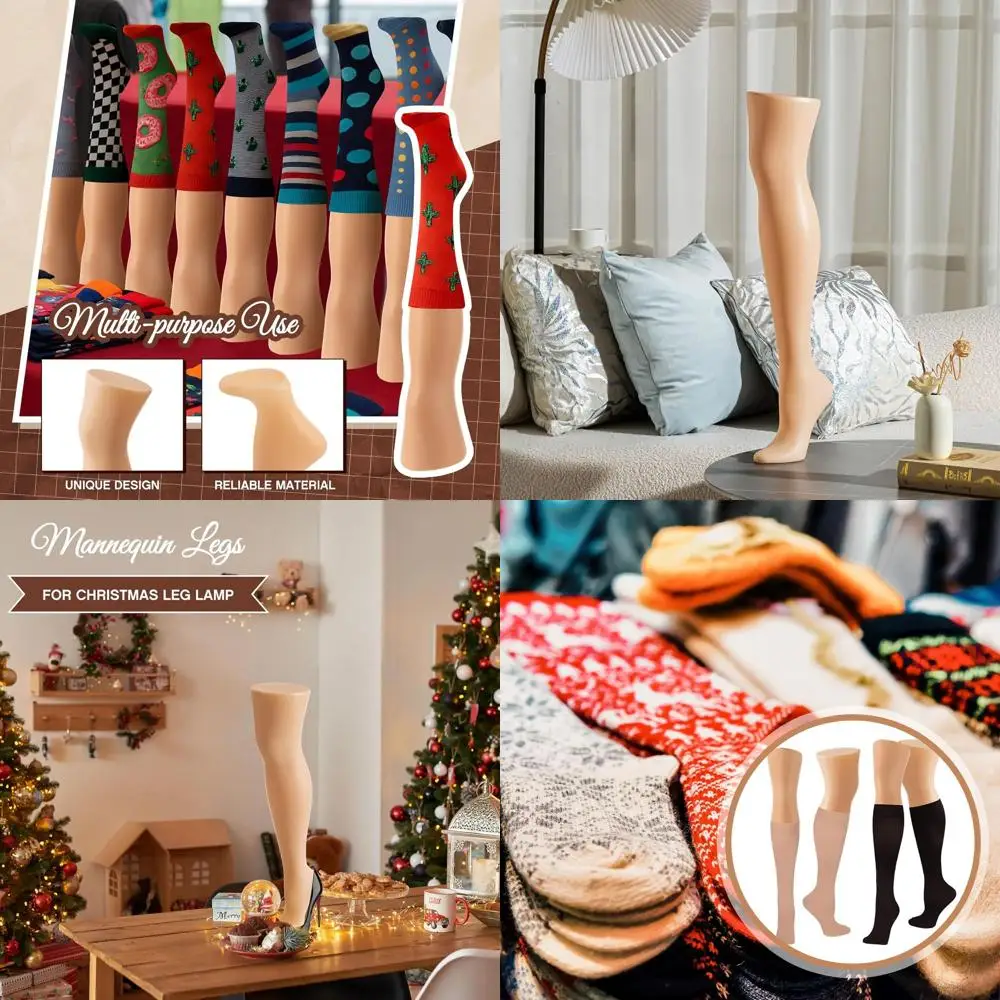 

Пара женских манекенских ног для демонстрации носков, чулочно-носочных изделий и аксессуаров, высота 25,6 см