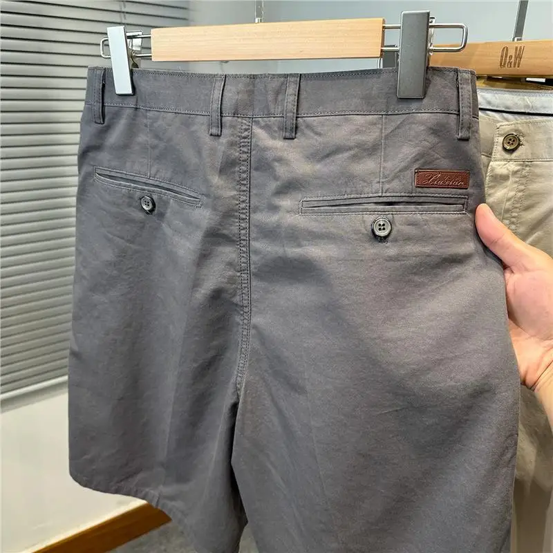 Summer Workwear Men's Thin Four-Five Inch Shorts Durable Wear-Resistant Casual Straight Leg Pants for Youth And Adults