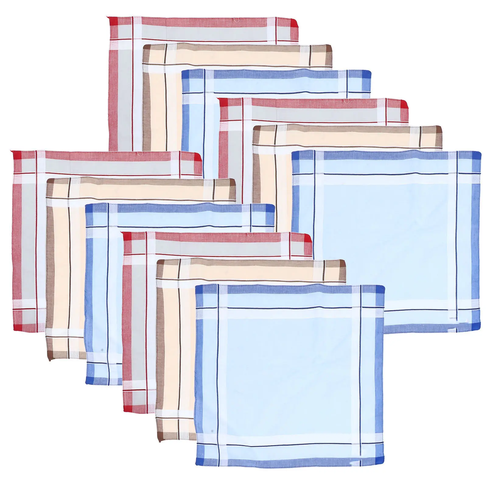 12pcs-mens-cotton-handkerchief-square-sweat-absorbent-lightweight-durable-portable-classic-hankies-for-men-daily-use