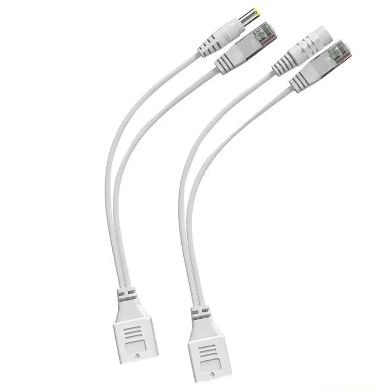 E56B Ethernet Passive PoE Injector and Splitter with RJ45 DC5.5x2.1 mm Connectors