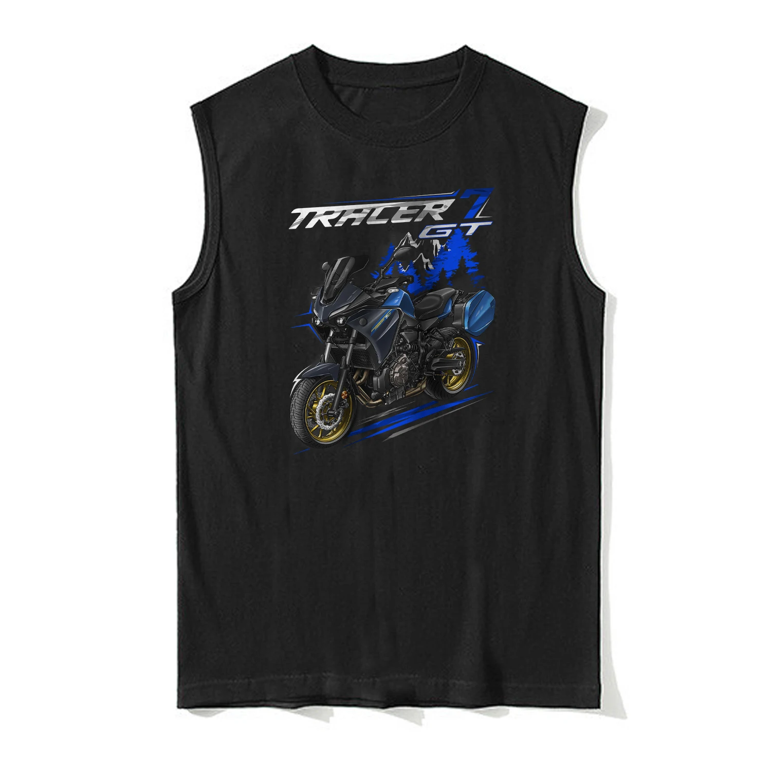 2023-2025 Models Japanese Tracer 7 Motorcycle Tanktop 100% Cotton O-Neck Casual Mens Tank Tops Rider Sleeveless Tee Shirt