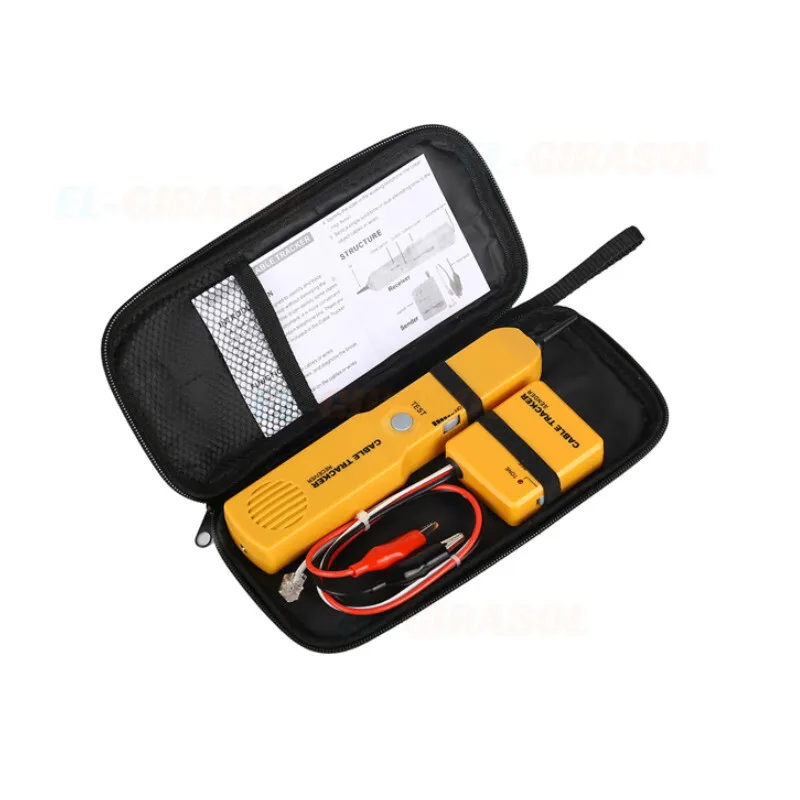 Handheld Cable Tracker Receiver Tone Cont Diagnose Tone Finder Telephone Wire Cable Tester Inder Detector Telephone Wire Tracker