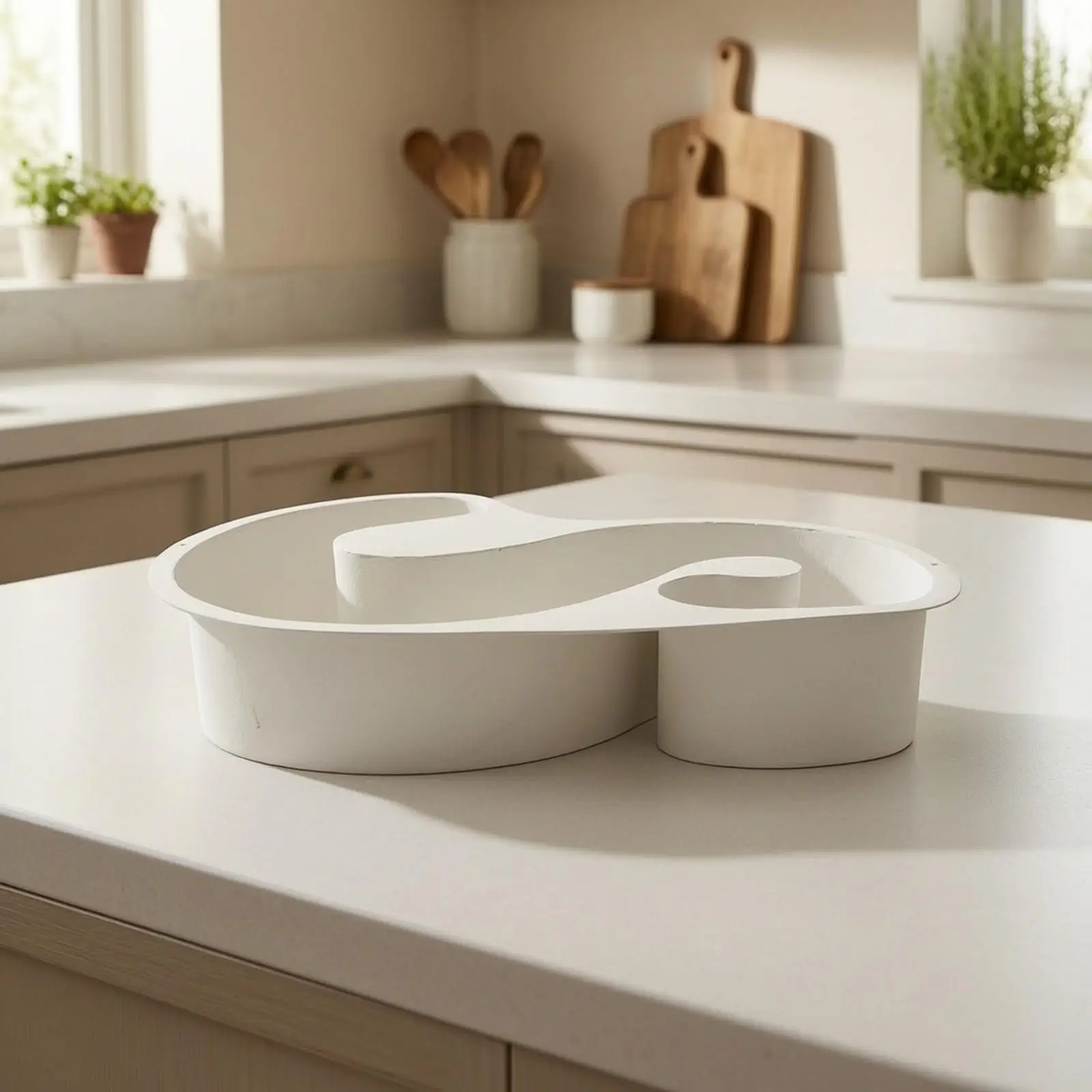 S-Shaped Food Mold Hollow Food Presentation Mold Plating Mold Sturdy Kitchen