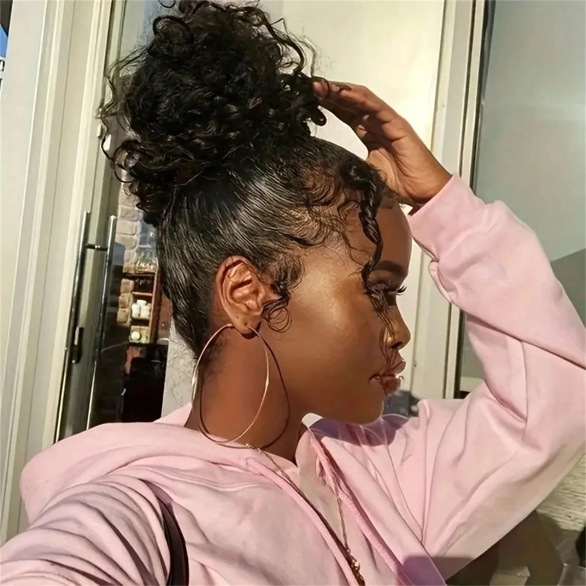 

30 40 Inch 360 Full Lace Wigs Curly Human Hair Deep Wave HD Lace Frontal Wig Pre Plucked Invisible Strap Front Wig For Women