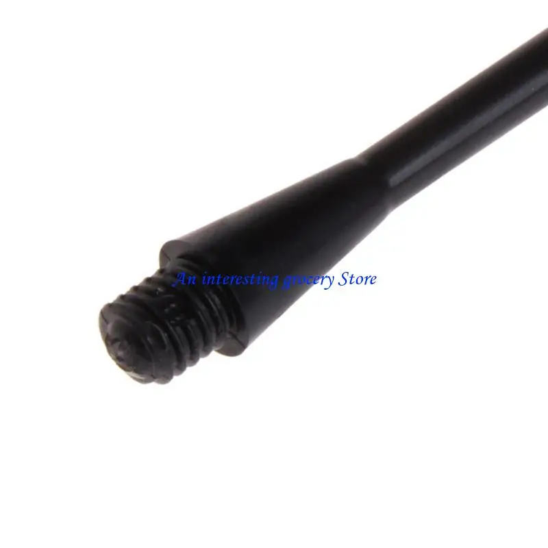 652D 12Pcs/lot Black Corner Short Stems Threaded Pole Rod Darts Pole Rod Throwing Darts Nylon Stems