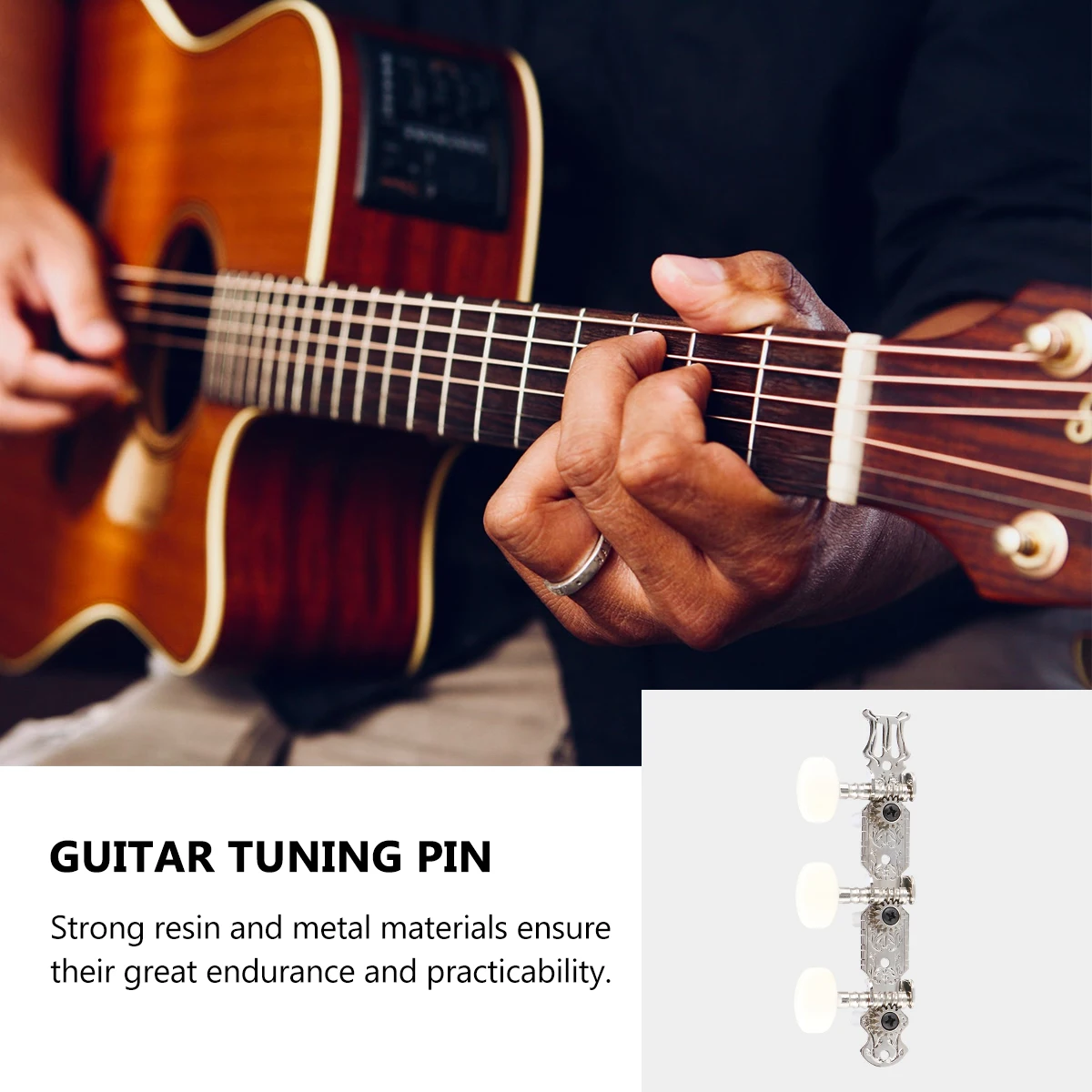 

String Knob Guitar Tuning Tool Peg Tuners Parts Pegs Replacement Musical Instrument Acoustic