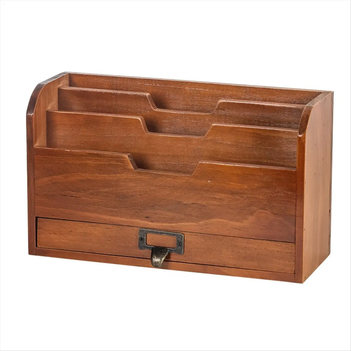 A45I  Desktop Storage Box Mask File Stationery Finishing Rack Japanese Card Information Picture Book A4 Paper Rack