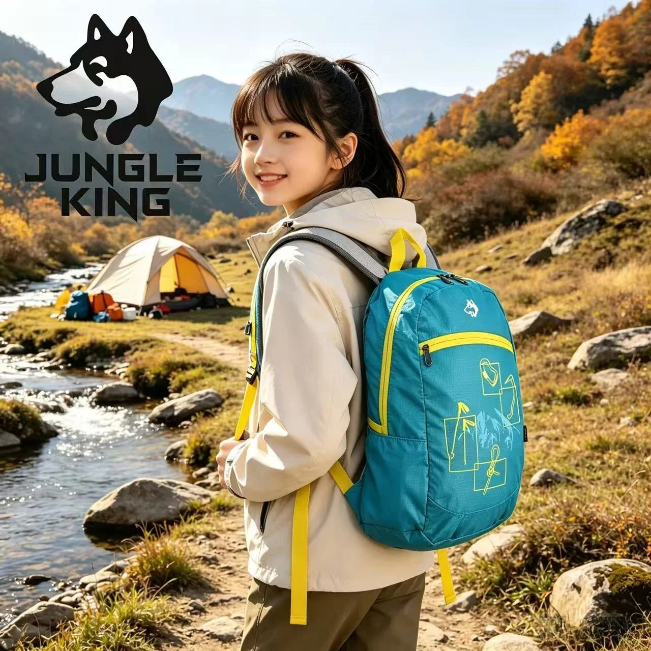 2026 Foldable Portable Backpack Splashproof Folding Mountaineering Bag Ultralight Travel Daypack Bag Sports Daypack for Men Wome