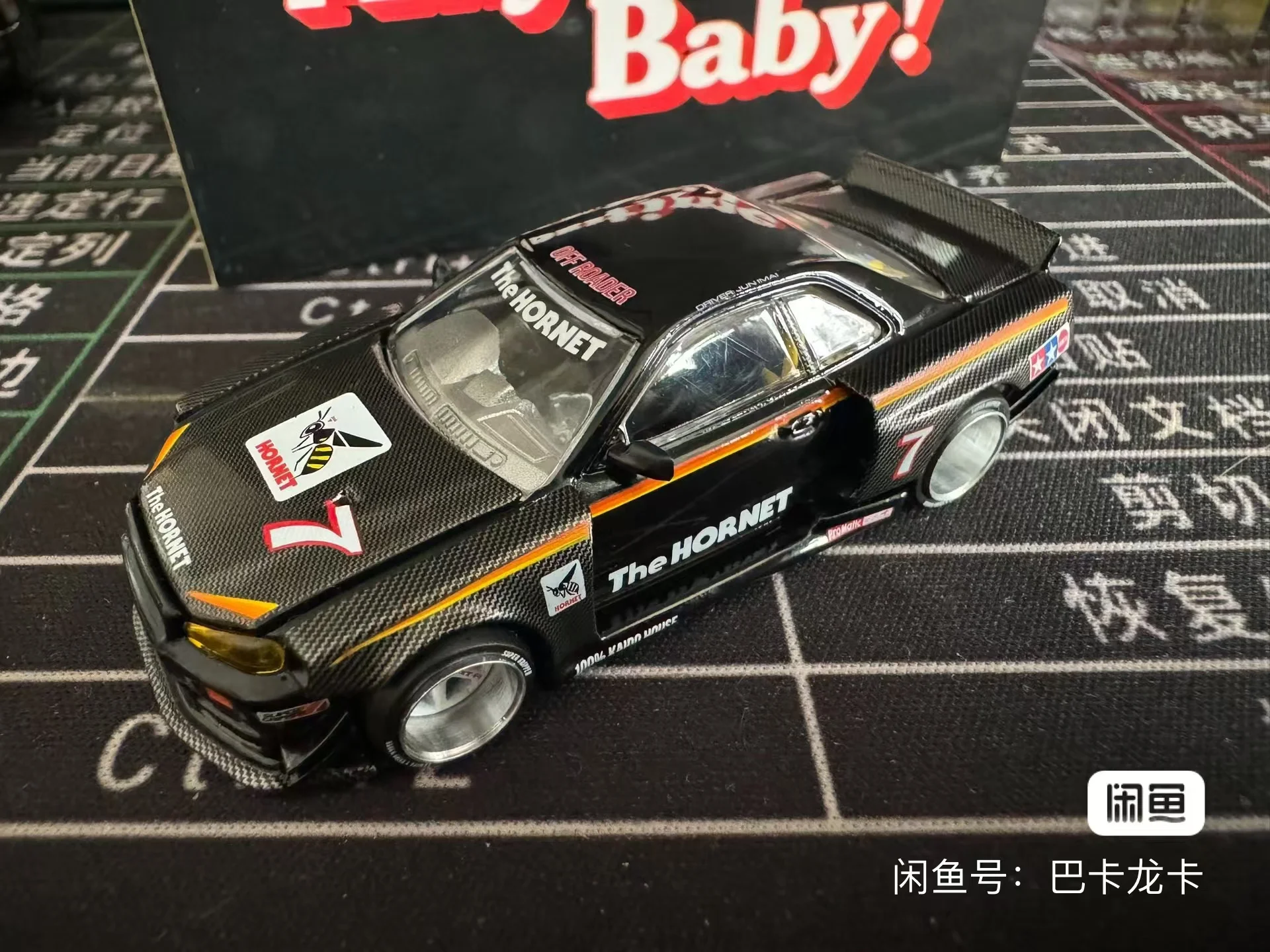 1:64 Kaido House X Mini Gt Nissan Syline Gt-R R34 Works Tamiya Hornet V1#7 Diecast Car Alloy Car Model Finished Decoratio Toy