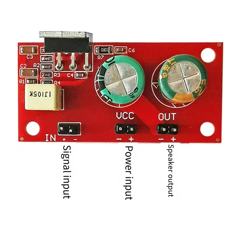 【Hot Ltem】LM1875 Mono 30W High-Power Versterker Board Audio Versterking Module DC12V 24V Luidspreker Moederbord DIY