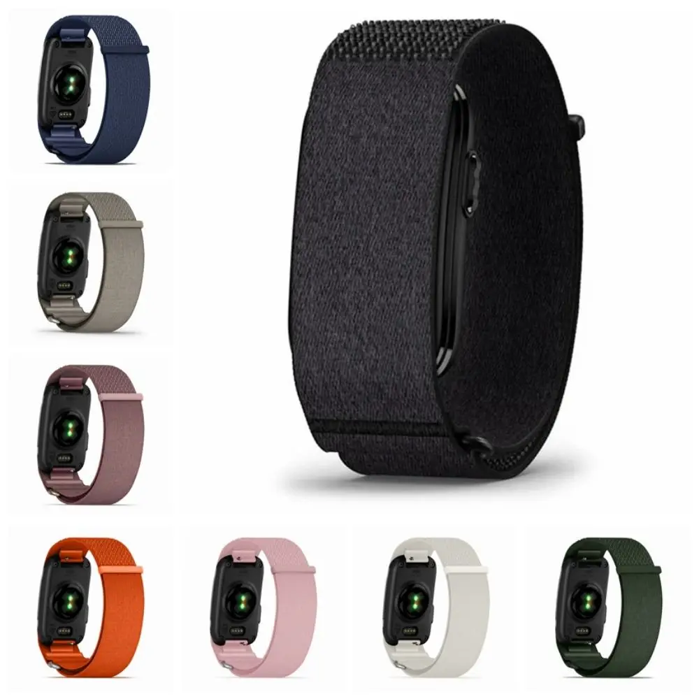 Adjustable Nylon Strap Loop Breathable Sport Band Replacement Fitness Tracker Wristband for Garmin CIRQA Smart Band