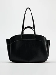 Women Tote Bag Underarm Pouch Large Capacity Pu Leather Shoulder Bag Retro Crossbody Bag Casual Portable Bucket Bags Handbag