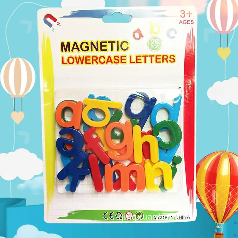 Lettres anglaises magnétiques pour enfants, jouets éducatifs précoces, autocollants magnétiques numériques, Oligfridge