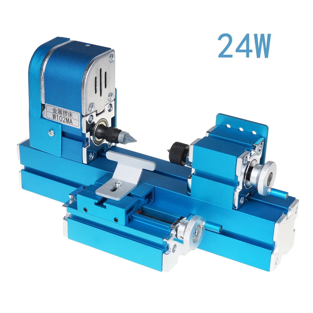Xendoll w102ma/b/c 24w 36w 60w mini metal madeira torneamento torno máquina ferramenta elétrica para trabalhar madeira ac100 ~ 240v educação científica