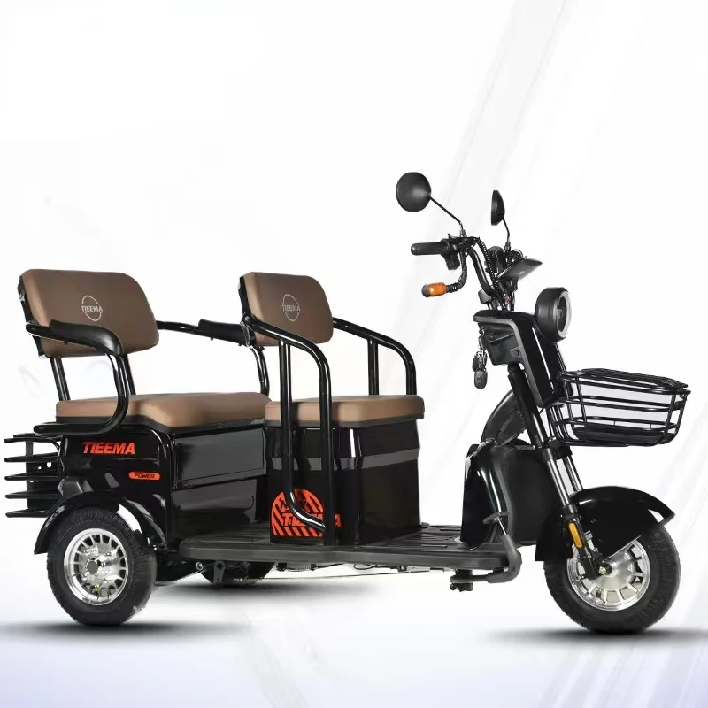 

High Power 2 Seats 3 Wheel Bike Electric Pedicab Adult Electric Tricycles for Passenger