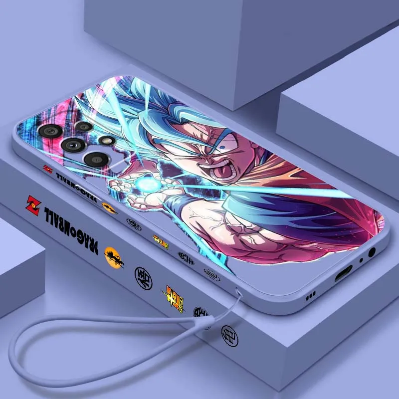 

Gohan Art Goku Dragon Ball Phone Case For Samsung Note 20 A17 A07 A36 A56 A73 A72 A71 A55 A54 A53 A52 A51 Liquid Left Rope