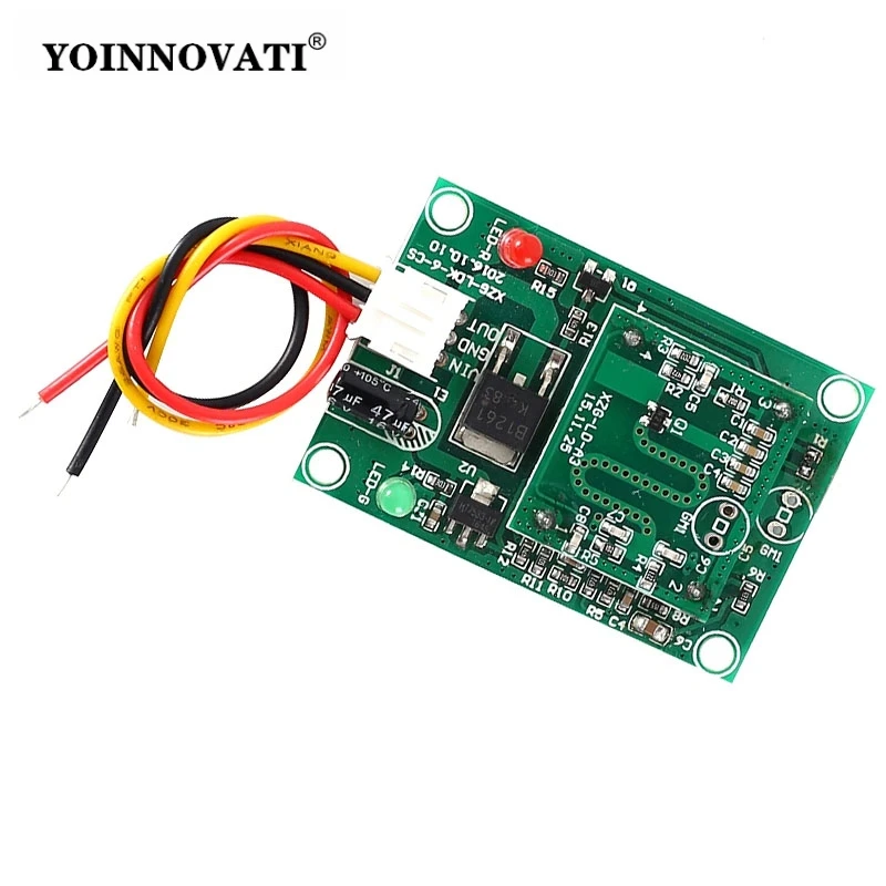 XZG-LDK-6-CS 5.8GHz Microwave Radar Motion Sensor Switch Module DC 3.3V-12V Human Body Motion Detector Module for Smart Home