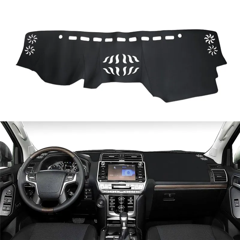 

For Toyota Land Cruiser Prado 2018~2020 Car Dashboard cover Anti-skid dashboard mat Anti-skid dashboard mat Interior par