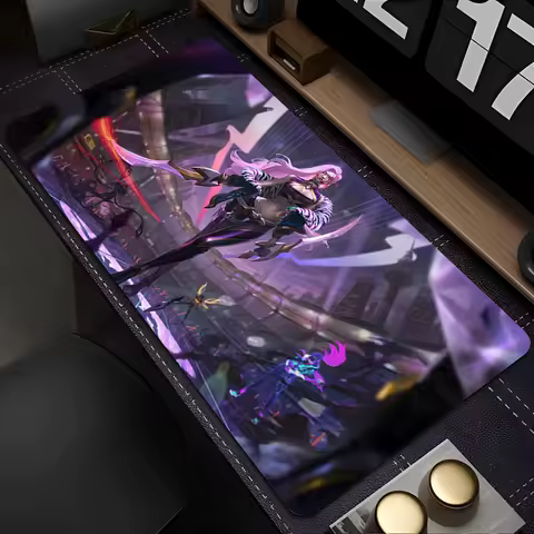 Mousepad Anime Mouse Pad Gaming Accessories Office Keyboard Pad Large Katarina L-league Of Legends Desk Mat Rubber Extended Pad
