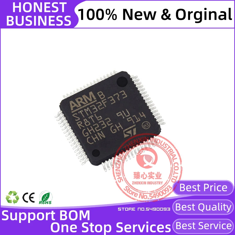 STM32F373R8T6 LQFP-64 MCU 32-Bit ARM Cortex M4 72MHz 64kB MCU FPU New original IC