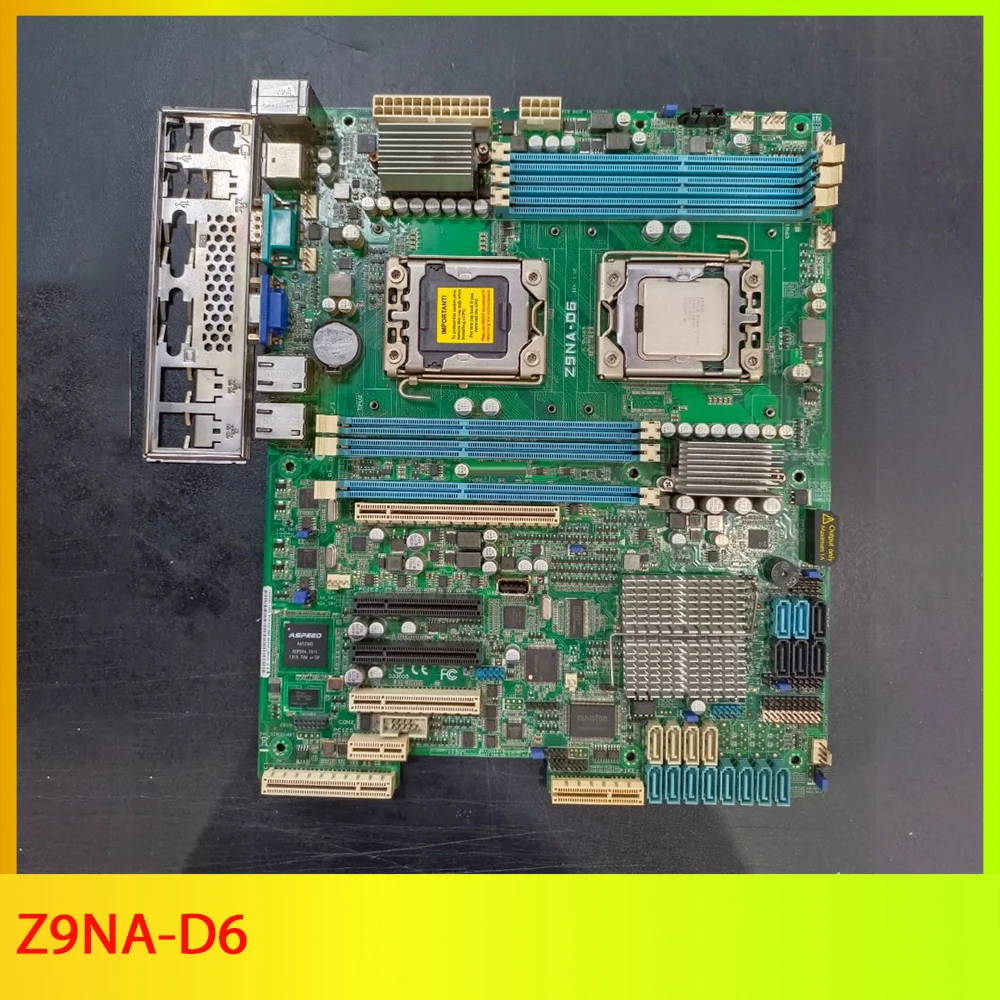 

For AS-US Dual Server Motherboard LGA1356 Support Dual CPU Z9NA-D6