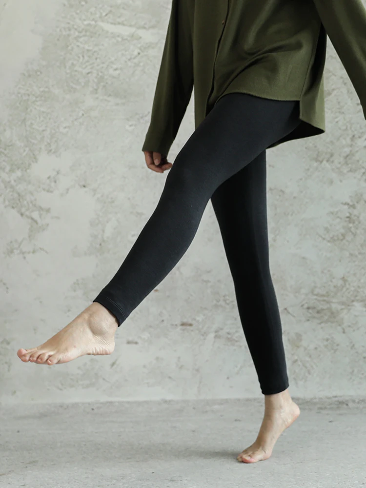 

Thiened Warm Bla Silk Base Layer Pants Women's 2026 New Slim Fit Long Trousers Casual mid Waist Long Pants Silk 00%