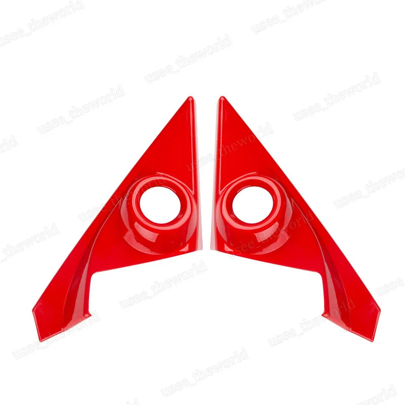 Red Interior Accessories for Honda Civic 10th Gen 2016 2017 2018 2019 2020 2021 Door Handles Strip Center Console Trim view 3