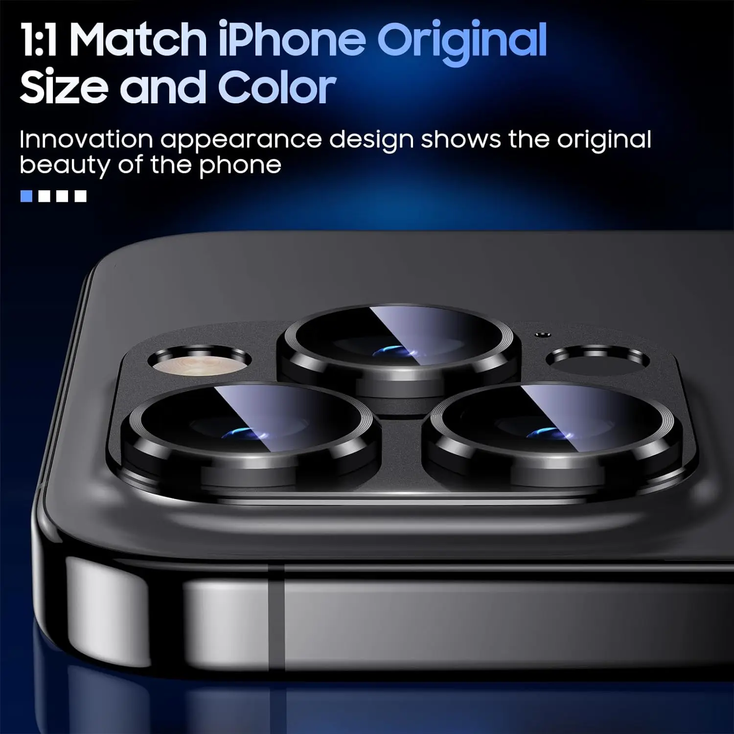 Titanium Black Metal Glass Camera Lens Screen Protector For iPhone 17 Pro Max 17Air Protection Cover 15 16ProMax 14Pro Accessory