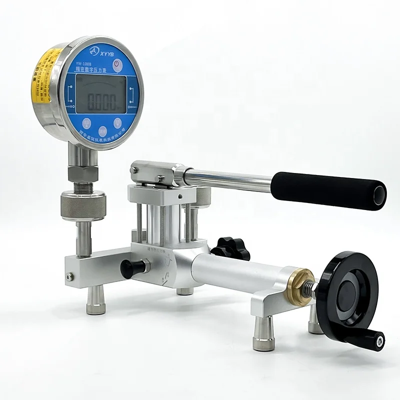 

60Bar Portable Vacuum Pump Pneumatic High Pressure Test Comparator Pressure Pump