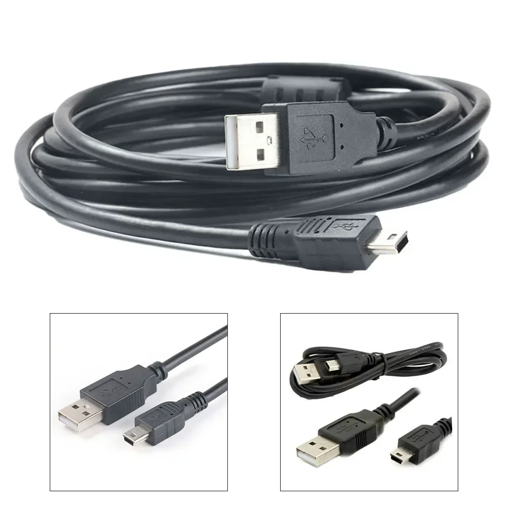 Data Sync Cable Mini USB Data Cable Vehicle Charging Wear-resistant Anti-corrosion Car USB Interface Easy To Use