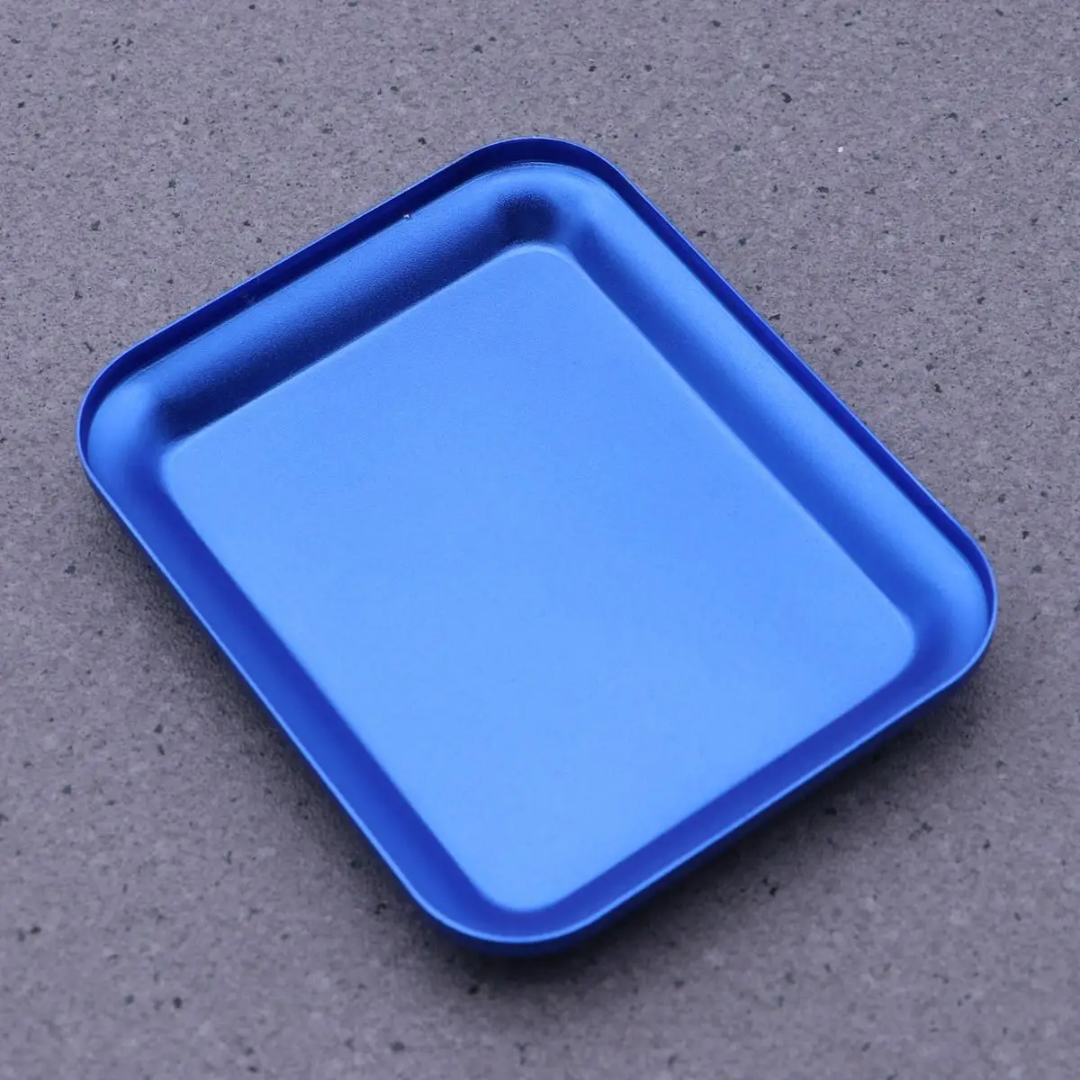 Parts Tray for Screws Bolts Socket Organizer with Strong Metal Storage Blue Color Small Tools Hardware