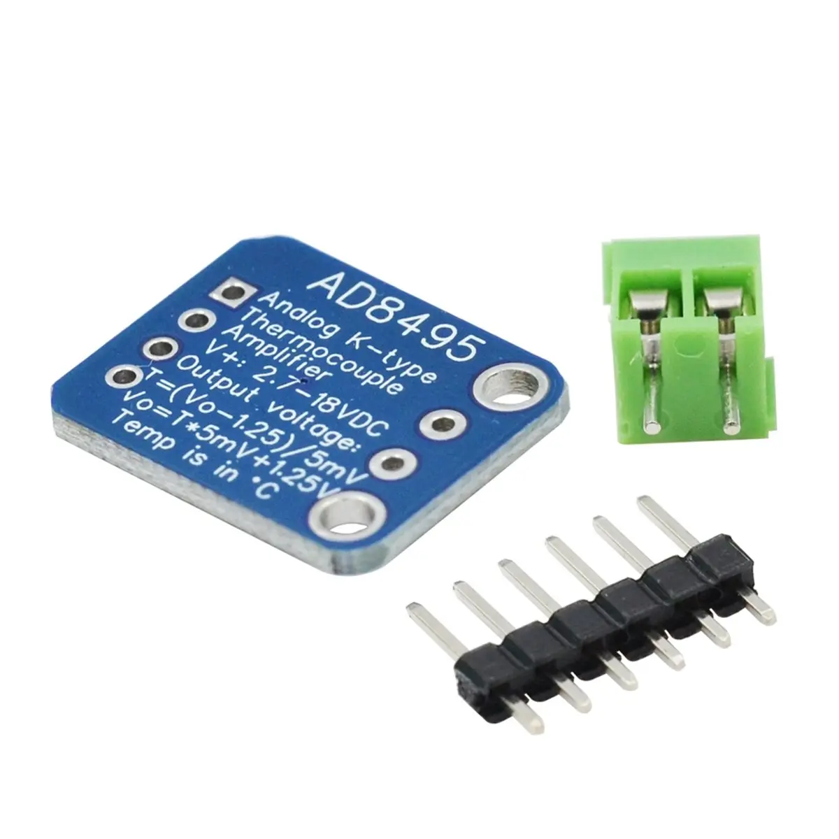 1PCS AD8495 Amplifier Module - High-Quality Analog Output K-Type Thermocouple Amplifier