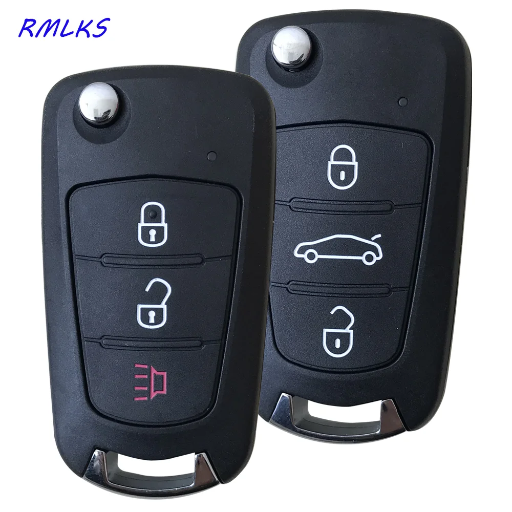 New Remote Folding Key Shell For Great Wall H5 H6 C30 Car Key Cover Uncut Blade Key Blank NO Chips Control Flip Remote Key Case