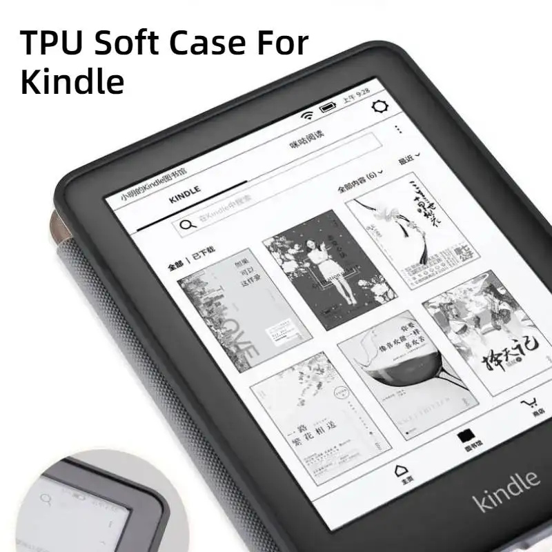 

For Kindle RS23CV C2V2L3 Colorful PU Leather Funda 2024 2022 TPU Soft Case 11th Generation Case Auto Wake Sleep Cover 6'' Ebook