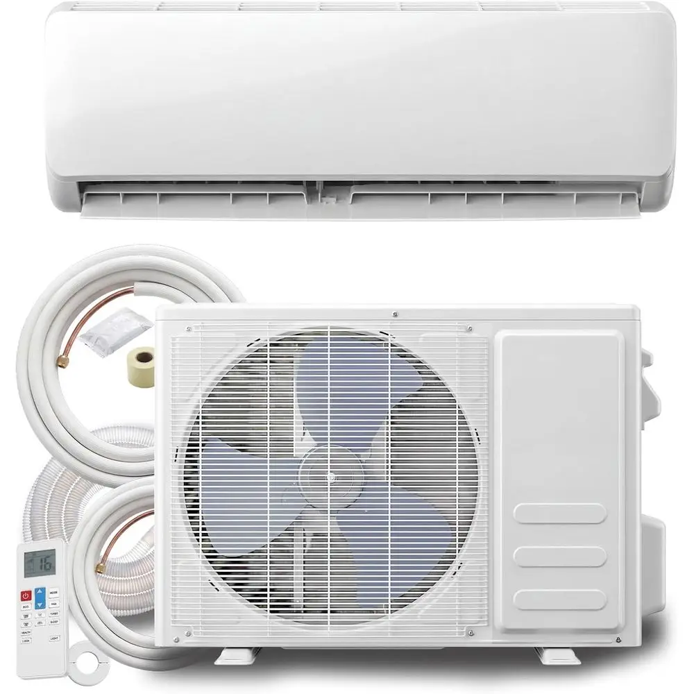 

12000 Mini Split Air Conditioner Heat Pump, 17 SEER2 115V Mini Split AC/Heating System with Sel-Cleaning, Quiet DuctlInverter Sy