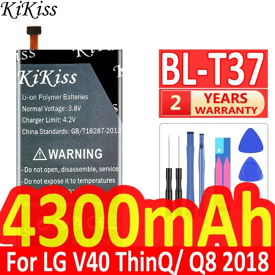 KiKiss BL-45B1F BL-44E1F BL-T34 BL-T37 BL-T42 BL-T46 Battery For LG V10/V20/V30/V30+/V40 ThinQ 5G/V50 ThinQ 5G/V60/V60 ThinQ/Q8