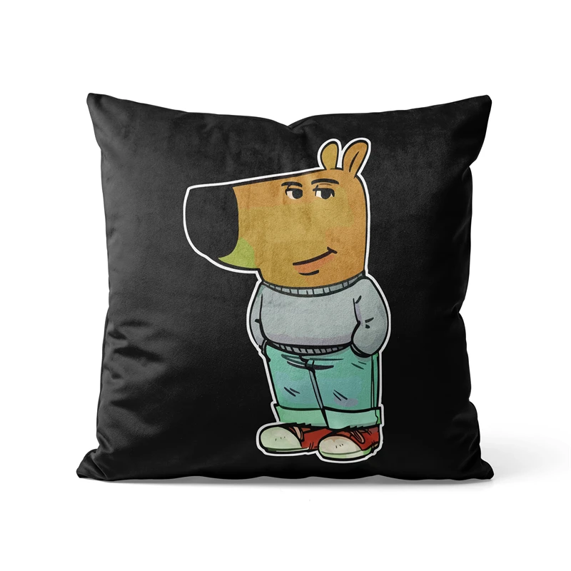 Gaslight Gatekeep Girlboss I‘m Just a Chill Guy My New Character Throw Pillow Covers Cushion Cases for Couch 45cm x 45cm