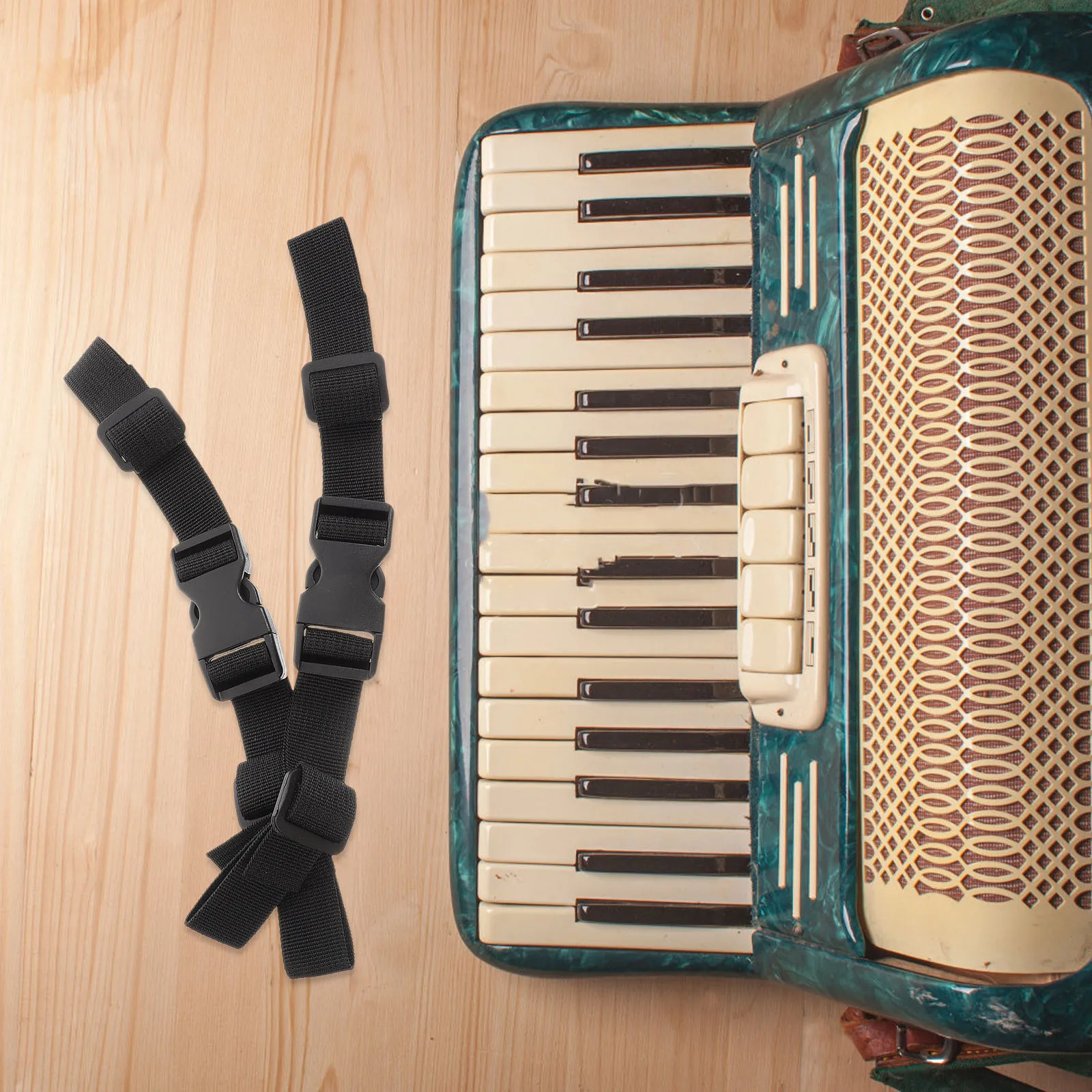 

2pcs Anti-Slip Adjustment Strap For Backpack Accordion Instrument Chest Support Durable Fastening Replacement Accessory