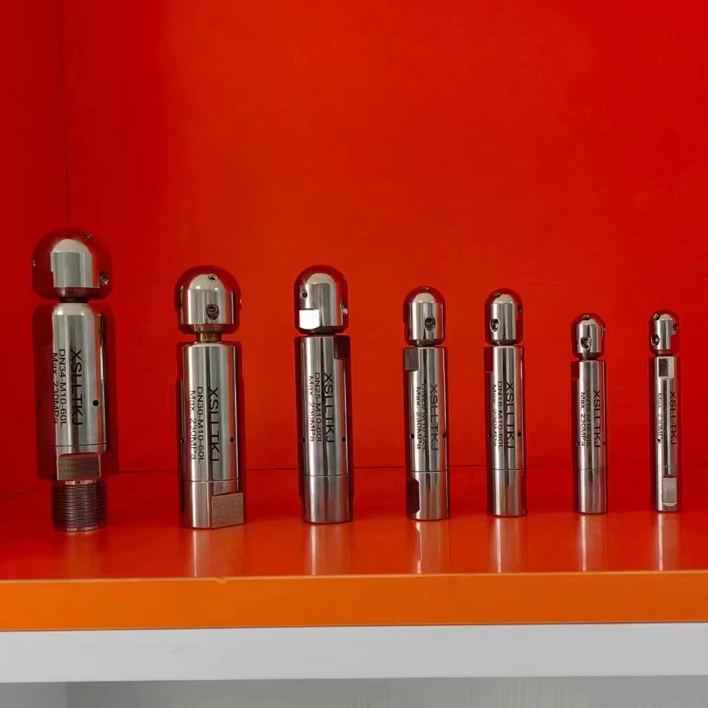 

High Pressure Water Jetting Nozzle Rotary Nozzle Industrial Pipe Cleaning