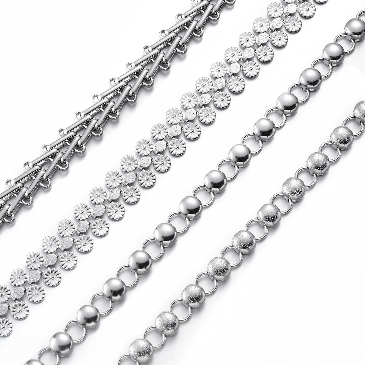 1 Stück Riesige Handgefertigte Edelstahl-Gliederkette für Herren, Halskette, Armband, Schmuck, nicht allergieauslösend – Detail 2