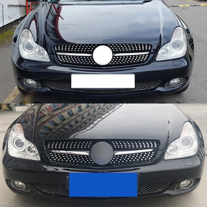 Front Grille Bumper Grill For For Mercedes-Benz CLS-Class W219 CLS350 CLS500 CLS550 CLS55 CLS63 AMG 2005-2008 Car Styling