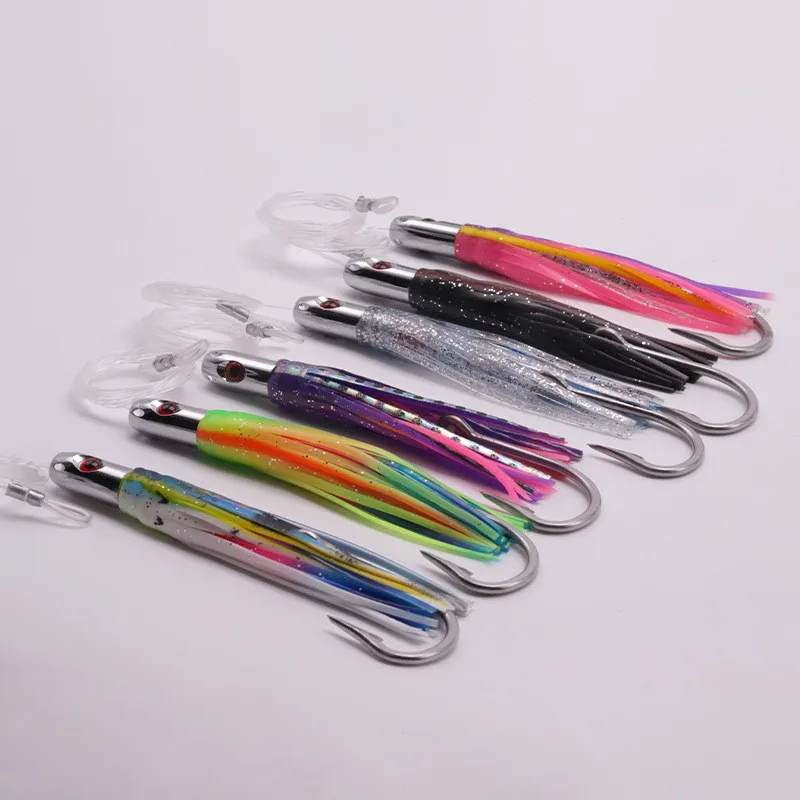 Prowler Trolling Vis lokdozen anzuelo con púas para jigging gran pelágico - imagen 2