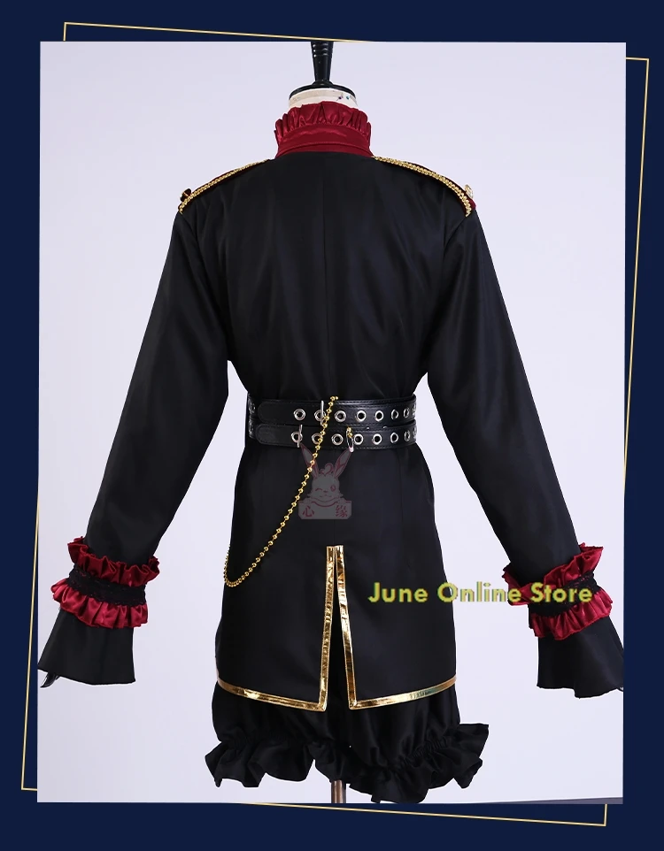 Ensemble Stars Valkyrie Nito Nazuna Cosplay Costume avec perruque, OwElegant Uniform, Stage Singing, Halloween Py Play imbibé