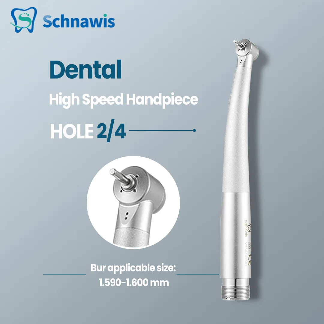 

Schnawis Mini Dental High Speed Handpiece Dentistry Air Turbine Handpiece with Four Water Sprays Handpiece Dentist Tool