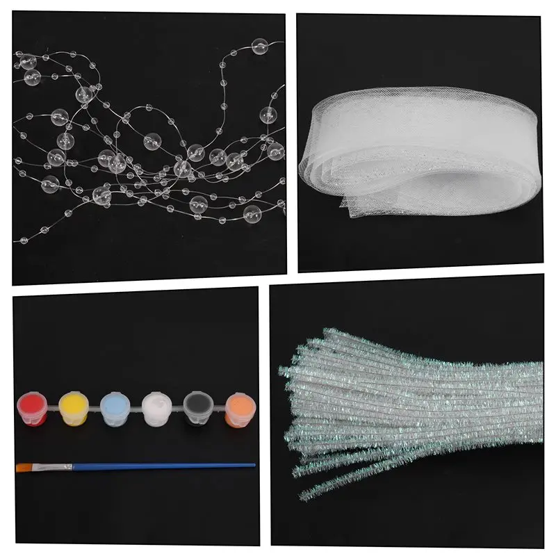 Modern Style Handmade DIY Material Kit For Friends Ink And Water Floating Lotus/Pipa Photography Prop Gift