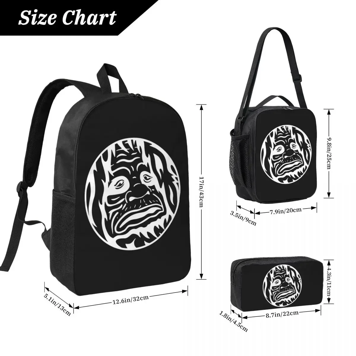 Cartoon The Big Lez Show Merch Logo Backpack Student BookBag School Bag Laptop Shoulder Bags 3ps Insulated Lunch Bag Pencil Case