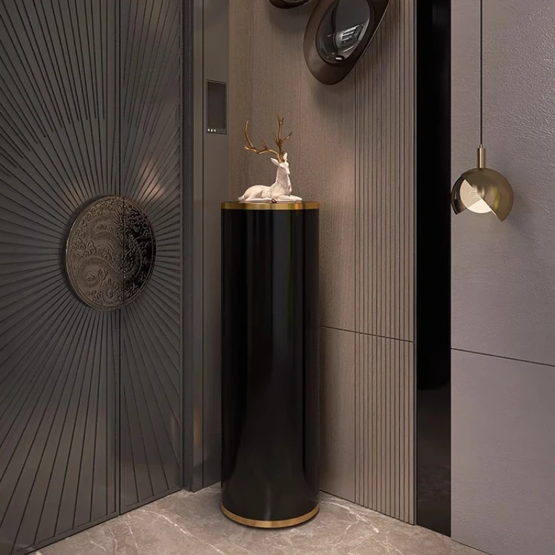 

LH rotating shoe cabinet light luxury creative round multi-layer storage cabinet corridor entry shoe rack